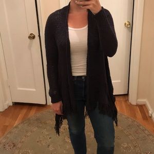 *American Eagle* fringe cardigan